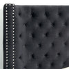ROSABELLE E.King & Queen Bed, Black, Gray, & Ivory,