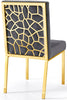 Opal Grey Velvet Dining Chair