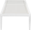 Nizuc White Mesh Waterproof Fabric Outdoor Patio Aluminum Mesh Chaise Lounge Chair