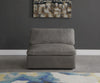 Cozy Grey Velvet Chair