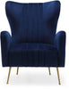 Opera Navy Velvet Accent Chair