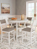 Erinberg Counter Height Dining Table and 4 Barstools (Set of 5)