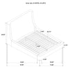 Rennes Wingback Platform Bed