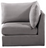 Jacob Grey Velvet Corner