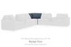 Modmax Balanced Sectional with Audio and Storage Consoles