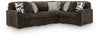 Midnight-Madness Sectional - Chocolate