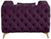 Kingdom Purple Velvet Chair