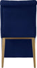 Curve Navy Velvet Dining Chair