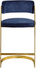 Stephanie Navy Velvet Stool