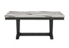 D1319 Blk/Wht Dining Table, 4 D1319 Lt Grey DC & D1319 Lt Grey Bn