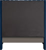 Fritz Navy Velvet Full Bed