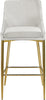 Karina Cream Velvet Stool