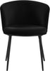 Skylar Black Velvet Dining Chair