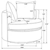 Debbie Swivel Accent Chair