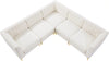 Alina Cream Velvet Modular Sectional