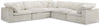 Cozy Cream Velvet Cloud Modular Sectional
