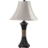 Naya Espresso/Gold Pattern 11"H Table Lamp (2/CTN)