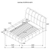 Nollet Panel Platform Bed