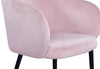Louise Pink Velvet Dining Chair