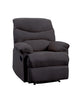 Arcadia Black Woven Fabric Recliner (Motion)