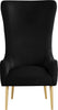 Alexander Black Velvet Accent Chair