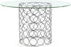 Opal Chrome Dining Table