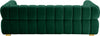 Gwen Green Velvet Sofa