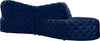 Royal Navy Velvet 2pc. Sectional