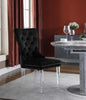 Miley Black Velvet Dining Chair