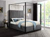 Jax Grey Velvet King Bed
