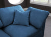 Plush Navy Velvet Standard Cloud Modular Sectional