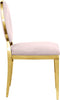 Carousel Pink Velvet Dining Chair