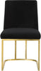 Heidi Black Velvet Dining Chair