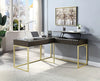 FREIBURG Corner Desk, Walnut
