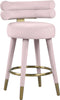 Fitzroy Pink Velvet Counter Stool