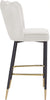 Lily Cream Velvet Stool