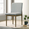 ST GALLEN Side Chair (2/CTN), Natural Tone/Light Gray
