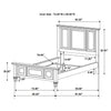 Sandy Beach Panel Bed
