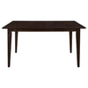 Gabriel 5-piece Rectangular 59-inch Closed Back Dining Set Cappuccino