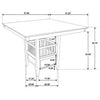 Jaden 5 Pc Counter Height Dining Sets