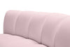 Infinity Pink Velvet 2pc. Modular Sectional