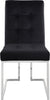 Alexis Black Velvet Dining Chair