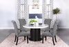 Sherry Rectangular Marble Top Dining Table set