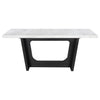 Sherry Rectangular Marble Top Dining Table set