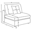 Serene Armless Chair