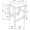 Edgeworth 3-piece Kitchen Island Counter Table Set White
