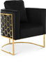 Casa Black Velvet Chair