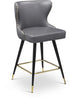 Hendrix Grey Faux Leather Counter/Bar Stool