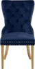 Carmen Navy Velvet Dining Chairs (2)