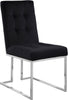 Alexis Black Velvet Dining Chair